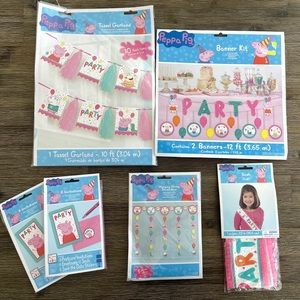 New Peppa Pig Birthday Party Decorations